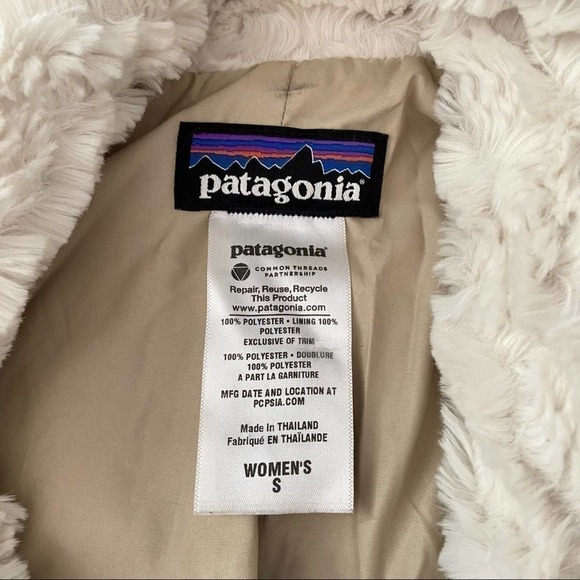 Patagonia Pelage Vest Raw Linen Size S - Picture 10 of 12